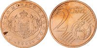 France 2 Euro Cent Rainier III, Paris, Copper Plated Steel -