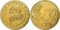 France 50 Euro Cent Rainier III, Paris, Nordic gold, KM:172 -