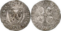 France Blanc Guénar Charles VI, Uncertain mint, Billon -