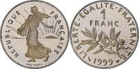 France 1 Franc Semeuse, Paris, Proof, Nickel, Gadoury:474b -