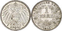 GERMANY - EMPIRE Mark Wilhelm II, Karlsruhe, Silver, KM:14 -