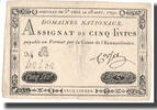 France 5 Livres Corset, 1791-09-28, KM:A49, Lafaurie:144 -