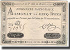 France 5 Livres Corset, 1791-09-28, KM:A49, Lafaurie:144 -
