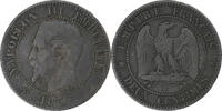 France 2 Centimes Napoleon III, Lille, Bronze, KM:776.7 -