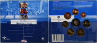 Netherlands Set 1 cts. - 2 Euro Beatrix, Utrecht -