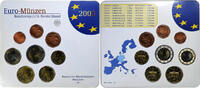GERMANY - FEDERAL REPUBLIC Set 1 ct. - 2 Euro FDC, Coin card, Munich -