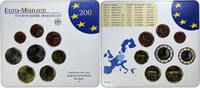 GERMANY - FEDERAL REPUBLIC Set 1 ct. - 2 Euro FDC, Coin card, Stuttgart -