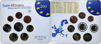 GERMANY - FEDERAL REPUBLIC Set 1 ct. - 2 Euro FDC, Coin card, Karlsruhe -