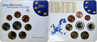 GERMANY - FEDERAL REPUBLIC Set 1 ct. - 2 Euro FDC, Coin card, Hamburg -