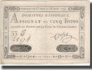 France 5 Livres Corset, 1791-09-28, KM:A49, Lafaurie:144 -