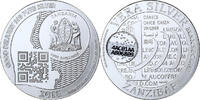 Zanzibar 1000 Shillings, 1 Vera Silver Oz Proof, Silver -