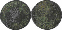 France Denier Tournois Louis XIII, Paris, Copper, CGKL:402 -