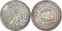 France 15 Euro Semeuse, MDP, Silver -