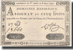 France 5 Livres 1791-05-06, KM:A42, Lafaurie:137 -