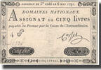 France 5 Livres 1791-05-06, KM:A42 -
