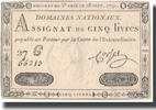 France 5 Livres Corset, 1791-09-28, KM:A49, Lafaurie:144 -