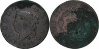 United States 1 Cent Coronet Head, Philadelphia, Copper -
