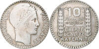 France 10 Francs Turin, Paris, Silver, Gadoury:801, KM:878 -