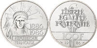 France 100 Francs Statue de la Liberté, Paris, Silver -