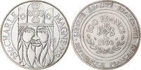 France 100 Francs Charlemagne, Paris, Silver, Gadoury:905 -