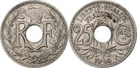 France 25 Centimes Lindauer, Paris, Souligné, Nickel -