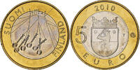 Finland 5 Euro Satakunta, Vantaa, Bi-Metallic, KM:156 -