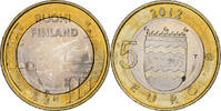 Finland 5 Euro Helsinki and Uspenski Cathedrals, Vantaa, Bi-Metallic -