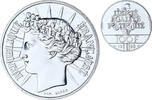 France 100 Francs Fraternité, MDP, Piéfort, BU, Silver -