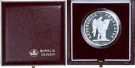 France 100 Francs Droits de l'Homme, MDP, Proof, Silver -