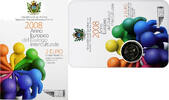 San Marino 2 Euro Anno Europeo del dialogo interculturale, Coin card.FDC -