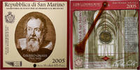 San Marino 2 Euro Galileo Galilei, Coin card.FDC, Rome, Bi-Metallic -