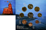 Finland Set 1 ct. - 2 Euro + Token FDC, Vantaa -