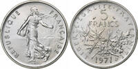 France 5 Francs Semeuse, MDP, Piéfort, Silver, Gadoury:154.P2 -