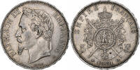 France 5 Francs Napoleon III, Paris, Silver, Gadoury:739 -