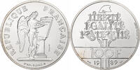 France 100 Francs Droits de l'Homme, MDP, ESSAI, Silver -