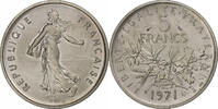 France 5 Francs Semeuse, MDP, Piéfort, Silver, Gadoury:154.P2 -