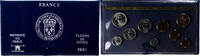 France Coffret 1 c. à 10 frs. MDP, série FDC -