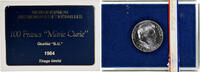France 100 Francs Marie Curie, MDP, BU, Silver -