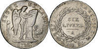 France Ecu de 6 Livres Paris, Silver, Gadoury:58 -