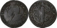 France 6 Deniers Louis XVI, Bordeaux, Métal de cloche -