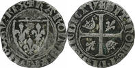 France Blanc Guénar Charles VI, Romans, Billon -