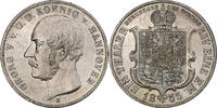 Kingdom of Hannover Thaler Georg V, Hannover, Silver, KM:220 -