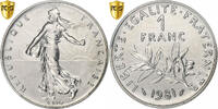 France 1 Franc Semeuse, Paris, Nickel, PCGS, Gadoury:474, KM:925.1 -