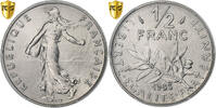 France 1/2 Franc Semeuse, Paris, Nickel, PCGS, Gadoury:429 -