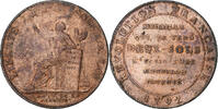 France Monneron de 2 Sols Birmingham, Copper -