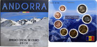 Andorra Set 1 ct. - 2 Euro STGL -