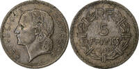France 5 Francs Lavrillier, Paris, Nickel, Gadoury:760 -