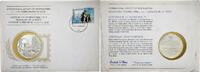 Netherlands Medal + stamp International Society of Postmasters, Silver -