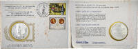 Hungary Medal + stamp International Society of Postmasters, Silver -