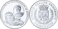 France Medaille De Gaulle, Débarquement de Normandie, Silver, Proof -